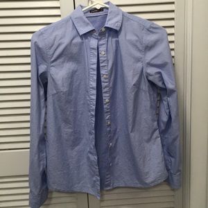 Blue Ladies Button Up J. McLaughlin Shirt